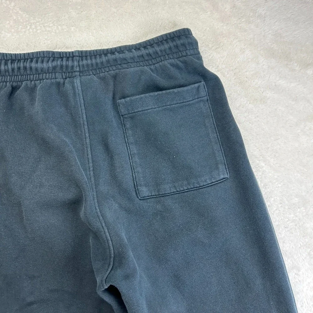 Air Jordan MVP Fleece Jogger Sweatpants Mens M Black Drawstring Tapered Leg Logo